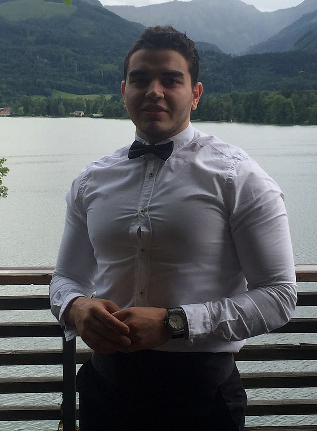 Tech consultant Adam Jed (pictured), 32, and his architect wife Amar, 25, booked Najafi for their lavish wedding at the Hilton in Kensington, central London, in January this year - but are yet to receive any images