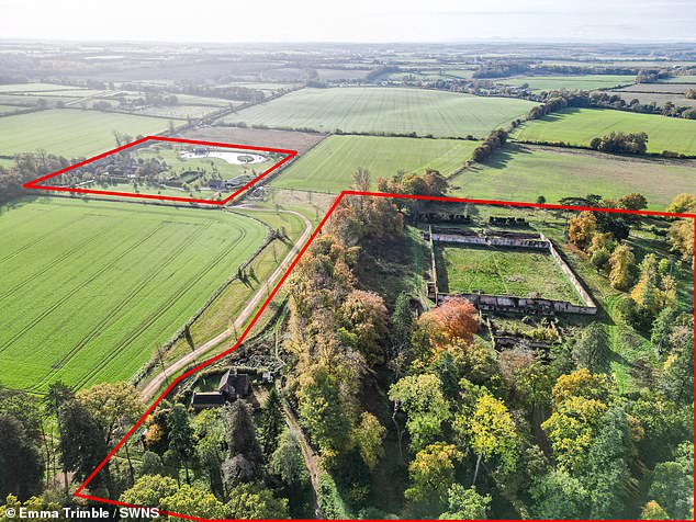 Drone pictures taken this week show no buildings have been built on the land as of yet, with plans for the site unknown at this time
