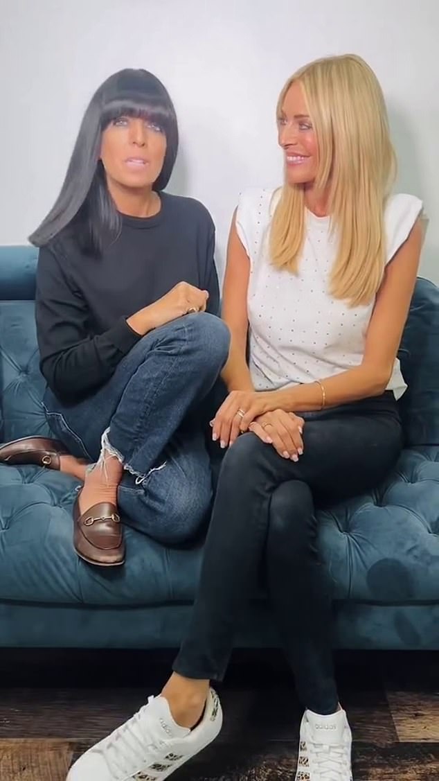 Now it looks like Matilda will get to spend even more time with her famous mum after she announced her departure from Strictly on Thursday (Claudia pictured with co-host Tess Daly)