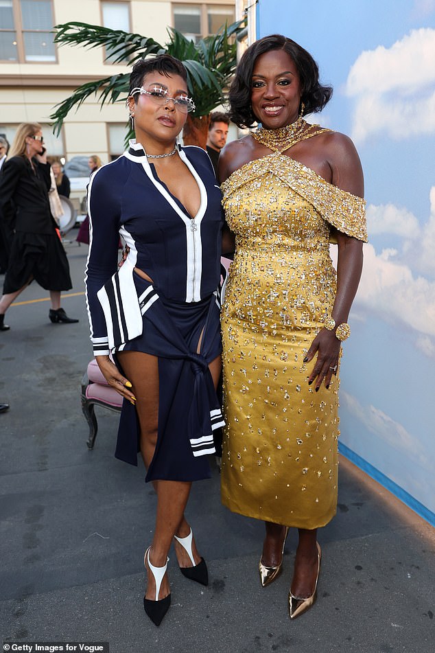 Taraji P. Henson joined Viola Davis at the event, as Vogue paid homage to the long-running collaboration between fashion and the film industry
