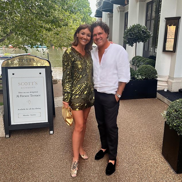 Martine originally announced she had split from Jack in October 2024 (pictured together in August 2023)