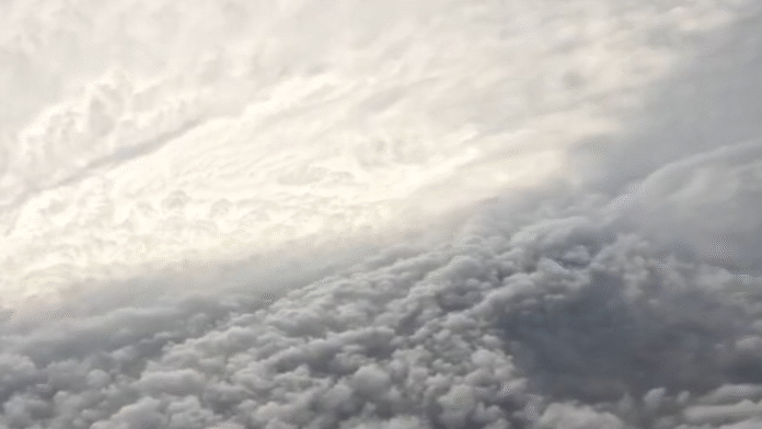 Dramatic visuals emerge as US plane flies into eye of Hurricane Melissa | Watch