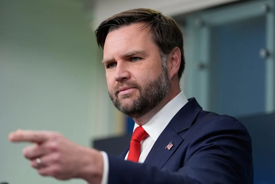 On the other side of the political aisle, the poll shows that Vice President JD Vance currently blows other potential Republicans candidates out of the water, with a commanding 51 percent of the vote (AP)