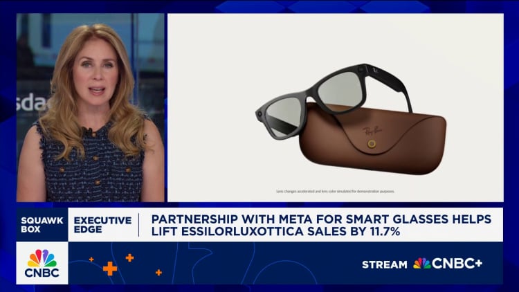 Partnership with Meta for smart glasses helps lift EssilorLuxottica sales by 11.7%