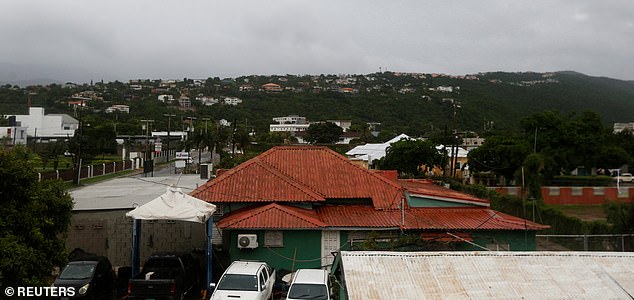 A view of homes on the mountainside, as Hurricane Melissa is expected to make landfall in Kingston, Jamaica, October 28, 2025. REUTERS/Octavio Jones