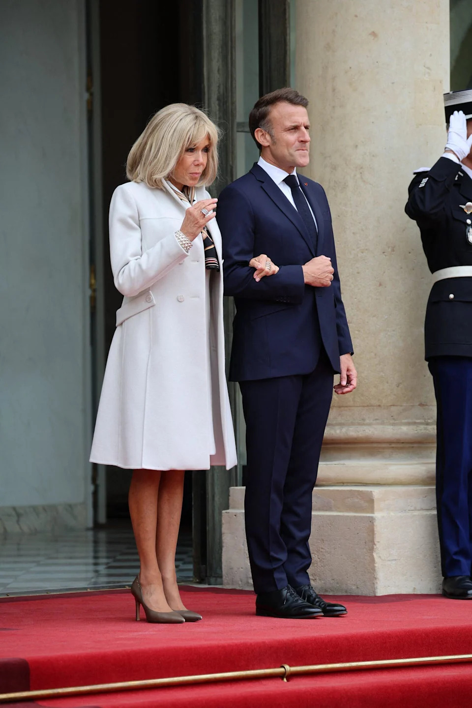 Brigitte and Emmanuel Macron 