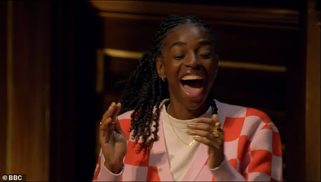 Cat, 25, was quick to jump on the bandwagon in voting for Jonathan at the round table