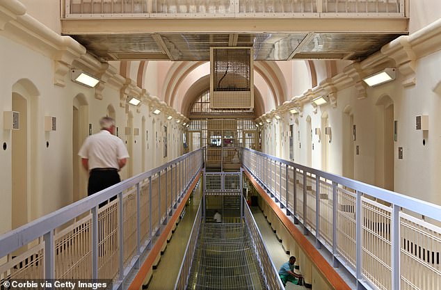 For the first time it can be revealed that more than 1,000 convicts sentenced to 10 years or more have already been let out, despite the seriousness of their offending and the severity of their punishment. Pictured: HMP Wandsworth