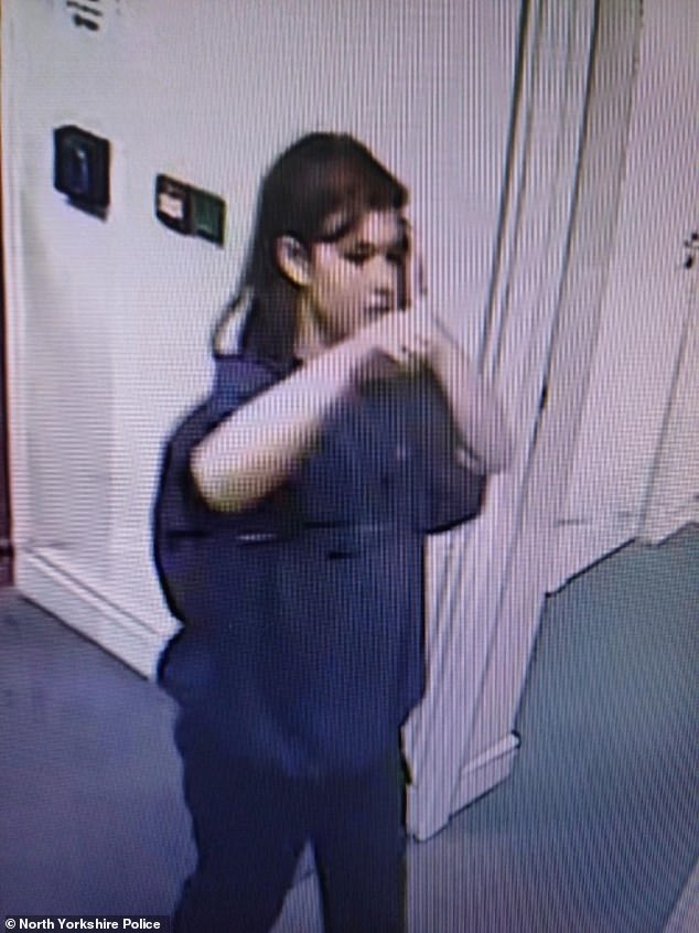 Leah seen on CCTV footage before her body was later found in the river