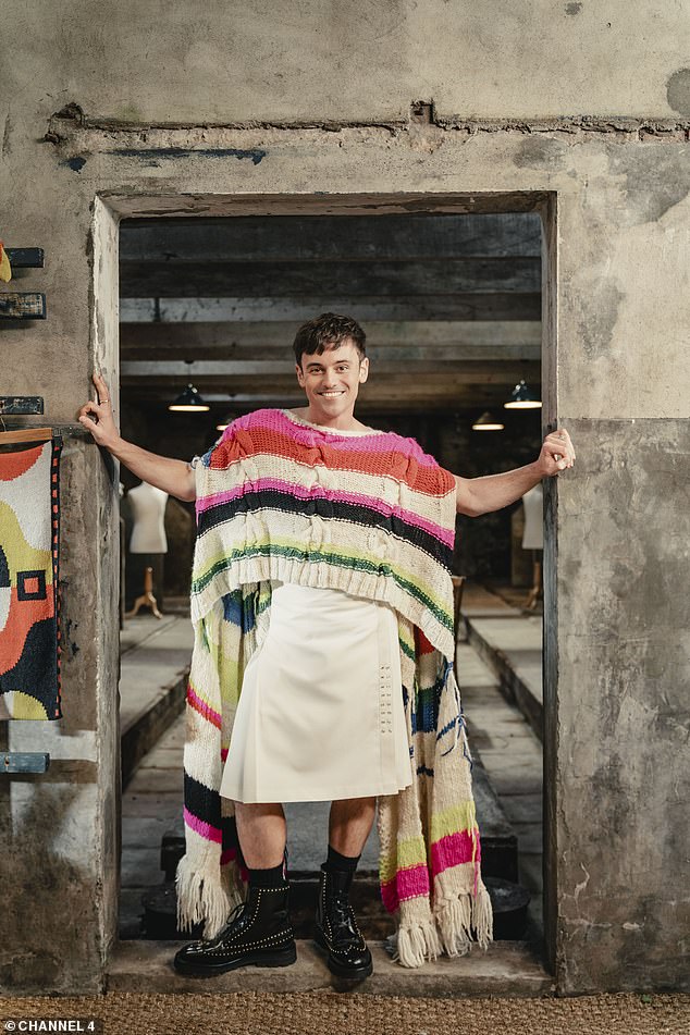 Despite not having a large amount of time on screen, he still had to follow a strict rule set out by the masterminds behind the show: not wearing any of his own knitwear