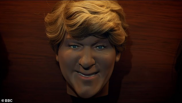 Looking at Clare Balding depiction, Alan noted: 'Clare looks like Boris Johnson'