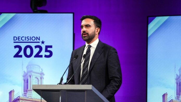 $22M spent to block Zohran Mamdani? US billionaires Bill Ackman, Democratic candidate Zohran Mamdani participates in the second New York City mayoral debate, October 22, 2025.