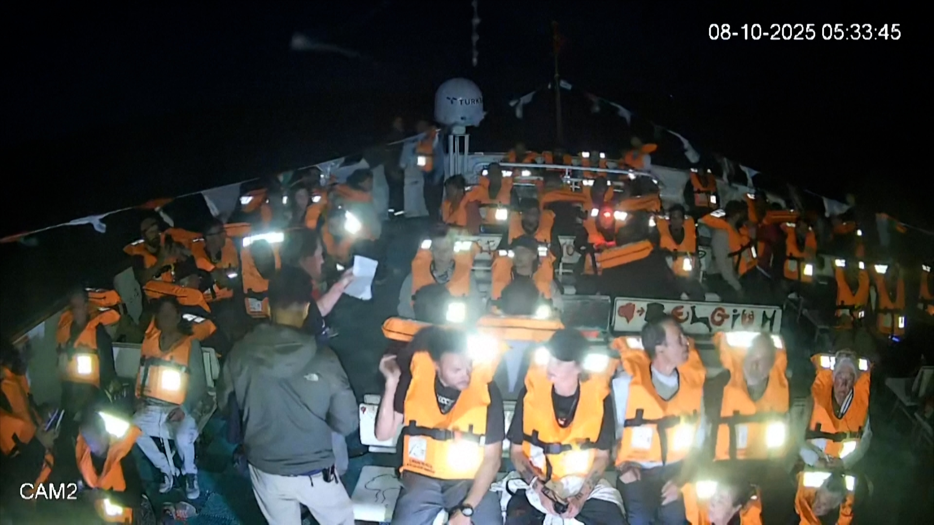 Click to play video: 'Gaza aid flotilla: Another group of vessels intercepted by Israeli forces'