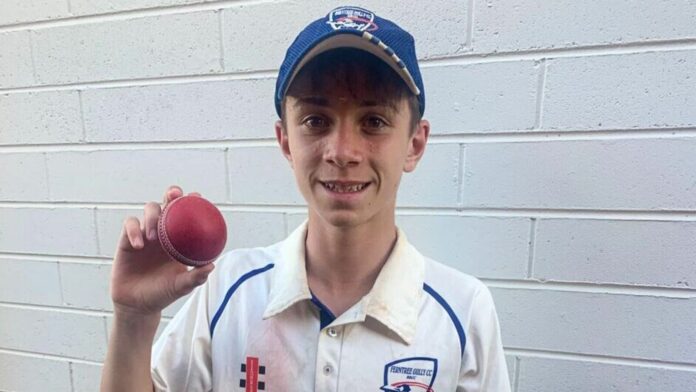 Australian teenage cricketer Ben Austin. 