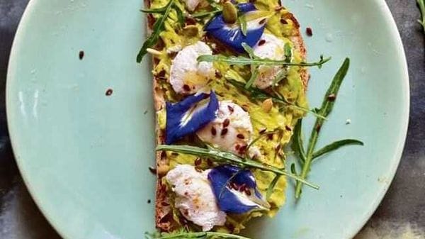 Avocado on toast. Avocado on toast.