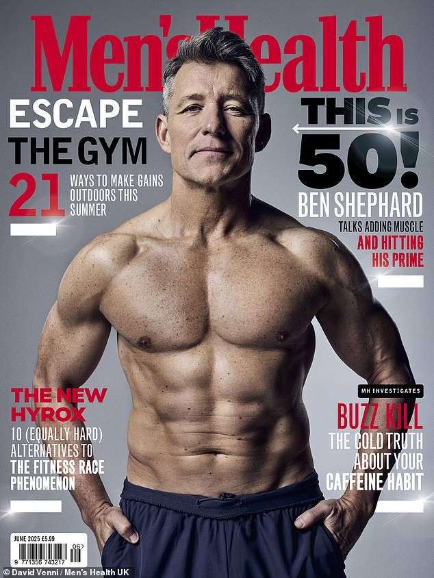 Ben Shephard showed off his rippling muscles for a Men's Health UK cover