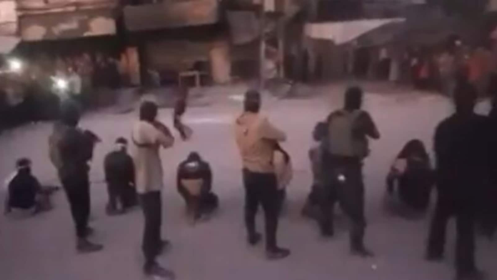 Blindfolded, shot on the street: Hamas releases grim video of Hamas releases video of public executions amid Trump's call for disarming group (Image:screengrab/X)
