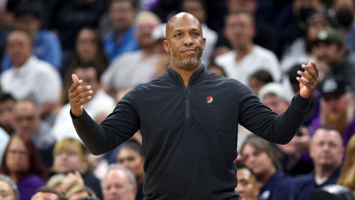 Chauncey Billups and Terry Rozier arrested in FBI gambling probe: Head coach Chauncey Billups of the Portland Trail Blazers reacts (file photo)