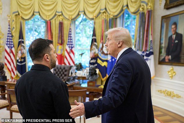 Donald Trump urged Zelensky to accept Putin's terms to end Donald Trump advised Volodymyr Zelenksy to accept Putin 's terms for ending its two-year-long war