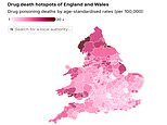 Drugs death map of Britain: Use our interactive tool to Drugs death map of Britain: Use our interactive tool to see where YOUR county ranks