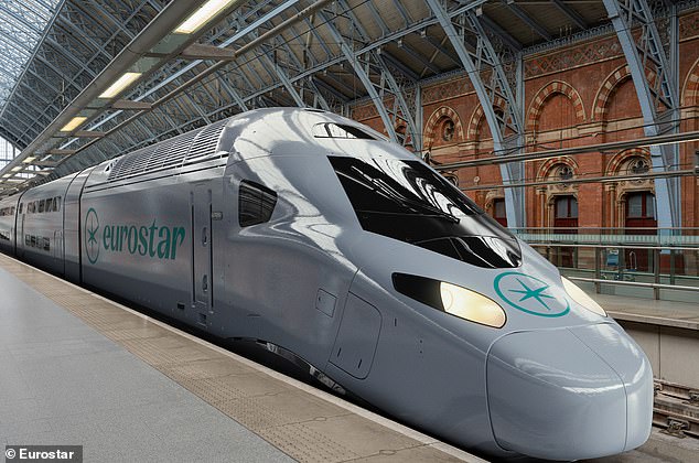 Eurostar will run Britain's first-ever double decker trains as it A computer generated image issued of the new Eurostar Celestia train at London St Pancras