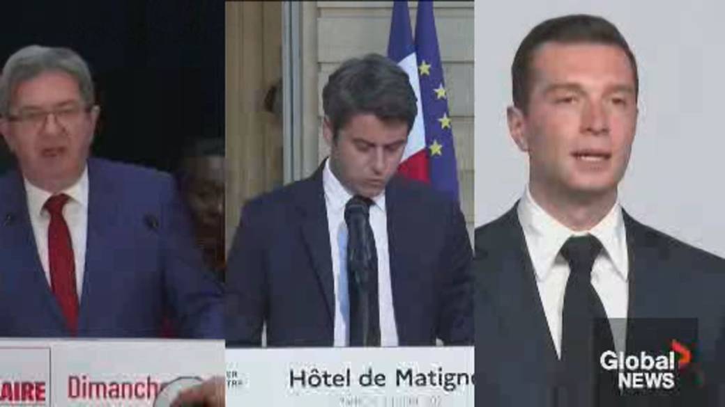Click to play video: 'France faces political turmoil with hung parliament ahead of Olympics'