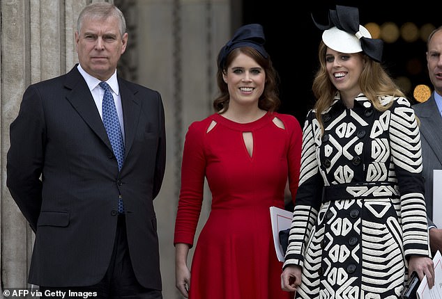 How Andrew will have 'no one else to turn to' The disgraced former Duke of York will have 'no one else to turn to' apart from his daughters, royal experts have claimed (pictured with daughters Eugenie and Beatrice in 2016)