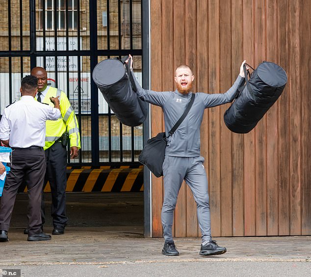 Labour frees 38,000 criminals early under controversial soft justice scheme On the first day of Labour¿s scheme last September, lags released early were seen celebrating outside jails. Pictured: a man celebrates as he is released from HMP Wandsworth