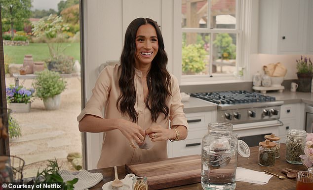 The Duchess of Sussex in her Netflix cookery and lifestyle show With Love, Meghan
