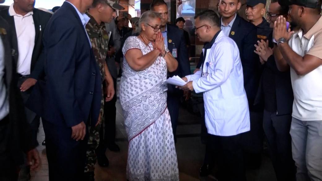 Click to play video: 'Nepal appoints first female PM after deadly Gen Z protests'