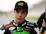Motorcycle star suffered MULTIPLE cardiac arrests after horror crash with Motorcycle star suffered MULTIPLE cardiac arrests after horror crash with a rival: Racer's father reveals terrifying details as he rushes to his bedside