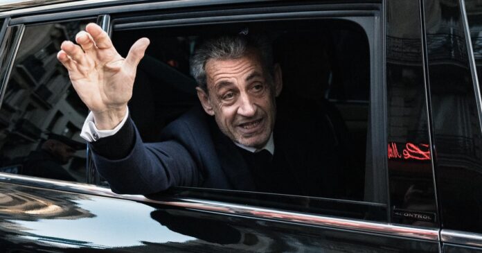 Nicolas Sarkozy, former French president, imprisoned in Paris after conviction on campaign finance conspiracy