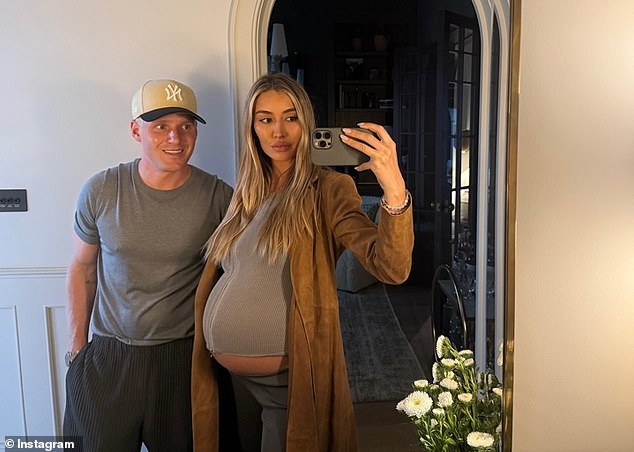 The couple, who married in 2023, are set to welcome their first child together later this year