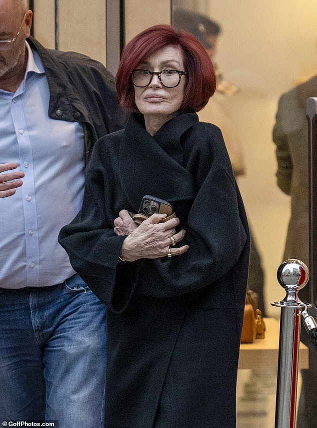 Sharon Osbourne cuts a heartbreaking figure as she is pictured Sharon Osbourne cut a heartbreaking figure as she was pictured for the first time since husband Ozzy's funeral at Miu Miu in London's Bond Street on Thursday