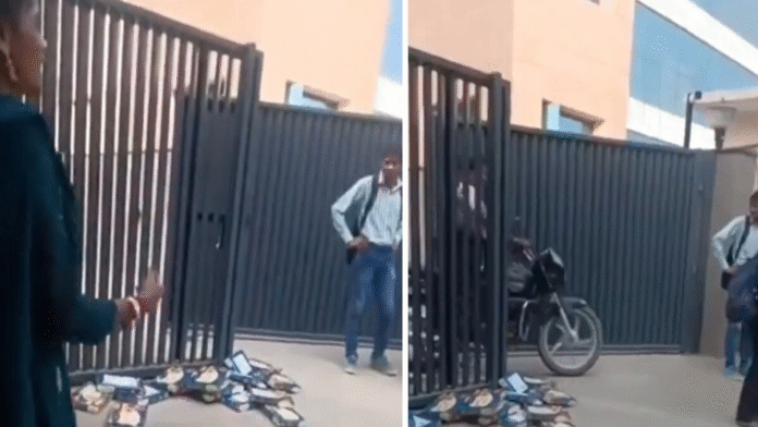 Viral video: Angry employees throw away ‘Diwali gift’ Soan Papdi In a viral video, the workers can be seen throwing away the Soan Papdi boxes outside the factory gate to register their protest.