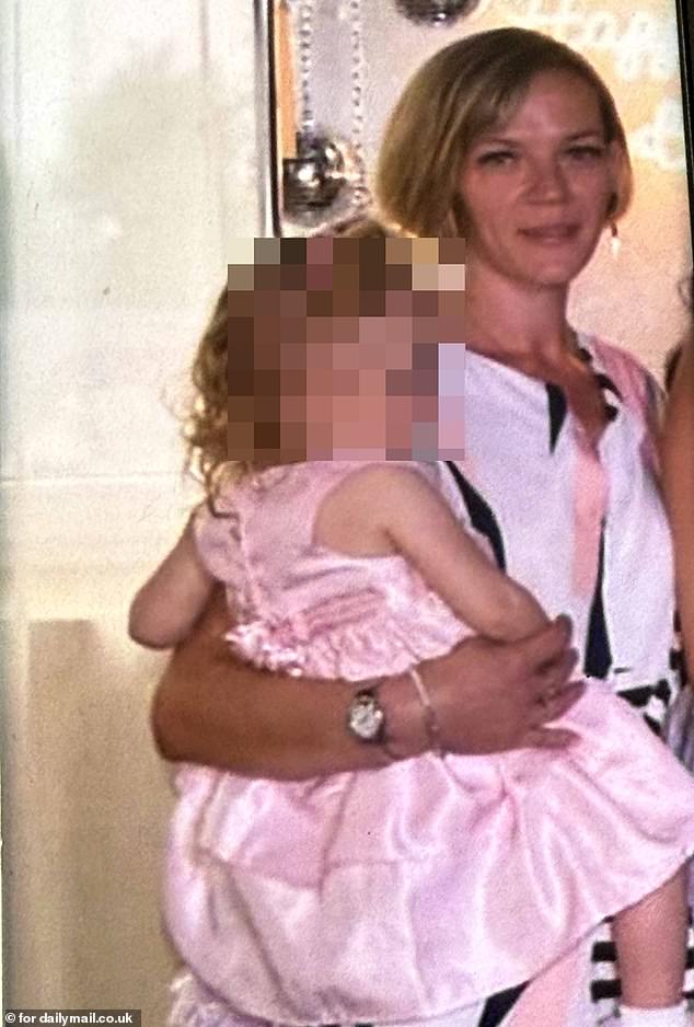 However, official saliva samples taken this month from Dave, Holly and Irina (pictured) prove Dave's parentage