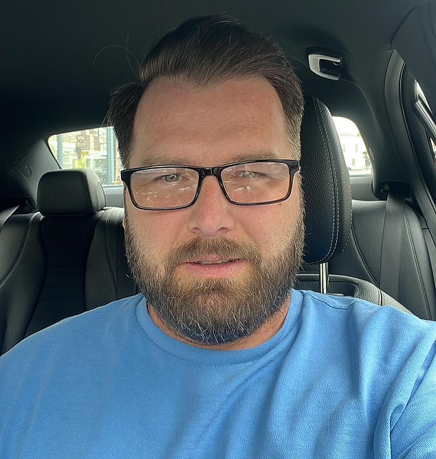 Viorel Turturica (pictured), 42, the taxi driver who captured the footage, said before the man was arrested he was shouting 'kill me, kill me, kill me' to the officers