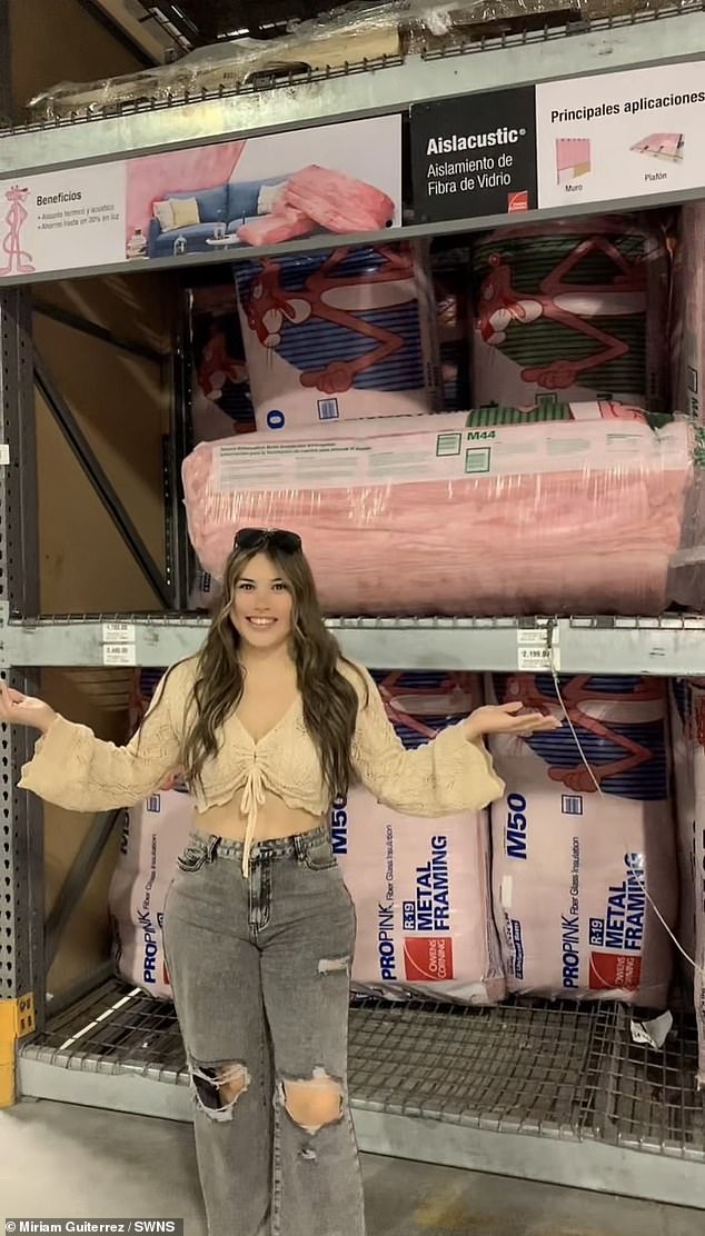 It currently has running water, electricity and a new roof, as the container didn't have one originally