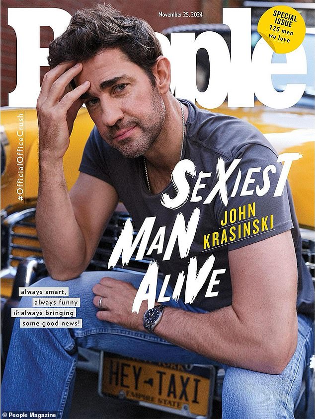Last year, John Krasinski was named as People magazine's 2024 Sexiest Man Alive on the Late Show With Steven Colbert which was met with a bit of controversy