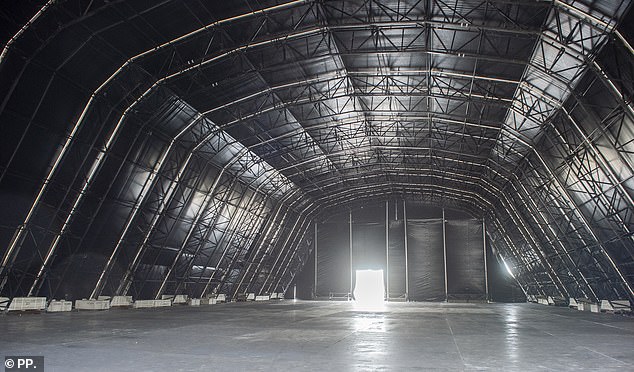 When the Daily Mail visited the site this week, the apparently ‘upgraded’ location  certainly didn’t look ‘fully built’