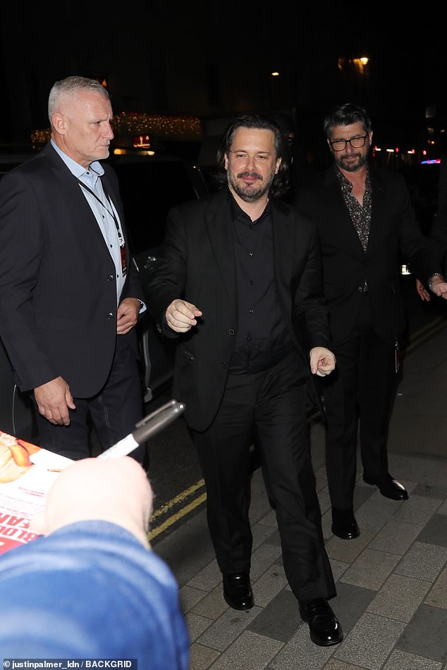 Edgar Wright headed to the bash after the premiere of the film
