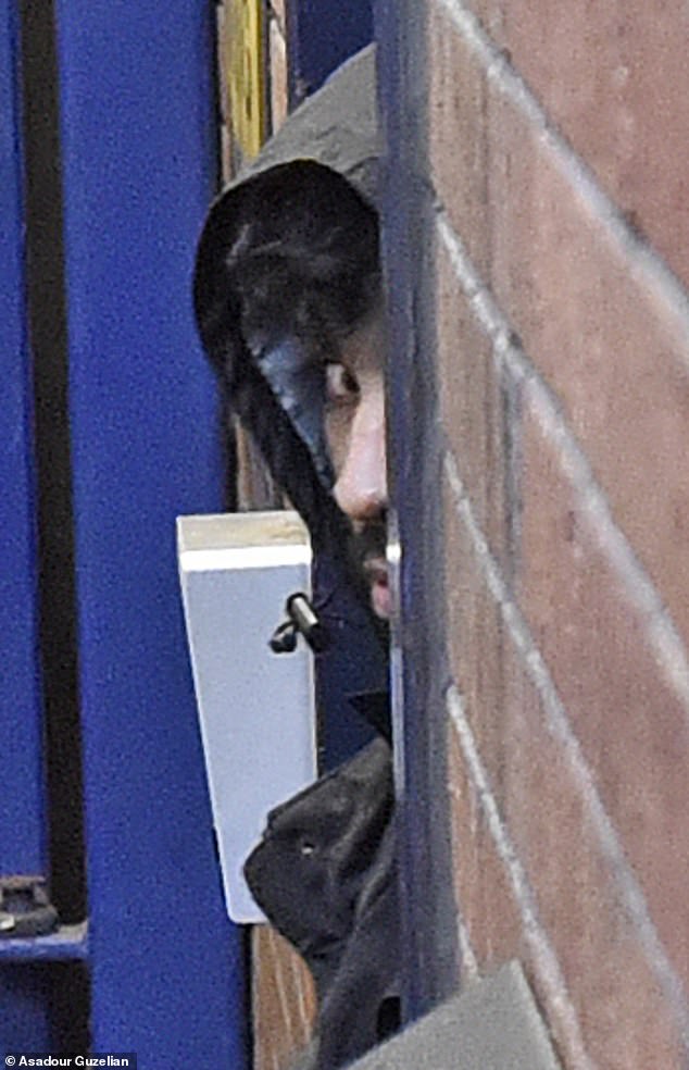 Hassan Jhangur pictured in December 2023, days after he ran down and killed Mr Marriott