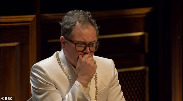 Remaining traitor Alan Carr told viewers, Cat's departure had 'thrown a spanner in the works' as he had to battle it out for the win solo