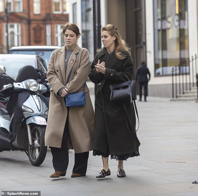 Beatrice and Eugenie have not been seen together since the scandal erupted