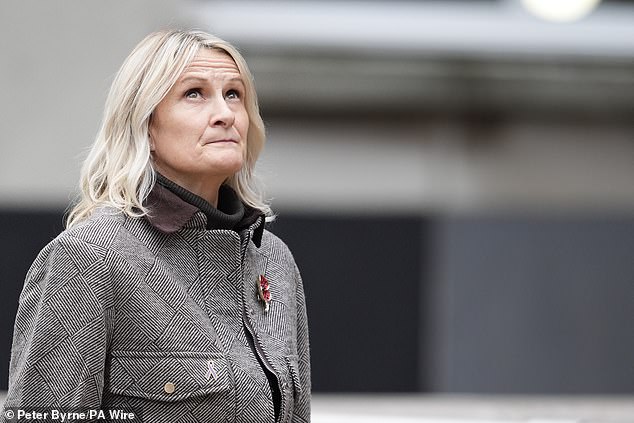 Football pundit Sarah Ward outside Liverpool Crown Court. She was also targeted by Barton on the same night as Aluko