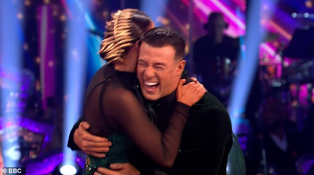 As the TV personality and her professional partner Kai Widdrington were awarded a huge 39 points, Anton Du Beke was left lost for words