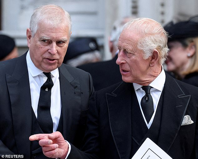 Charles has stripped Andrew of his titles and home over the Epstein scandal