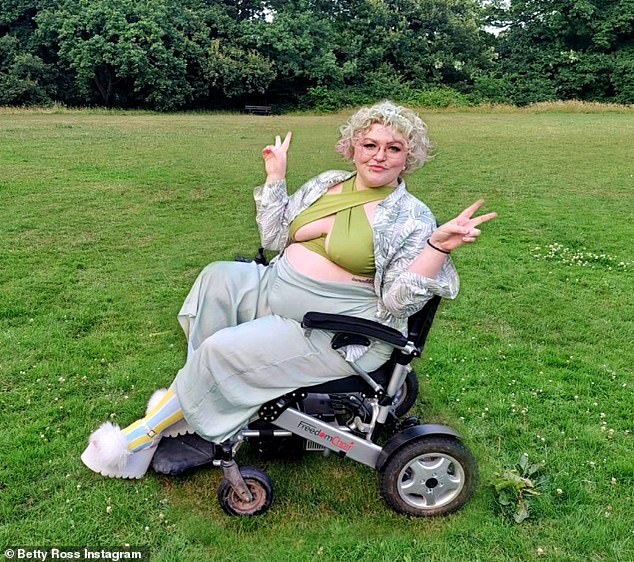 Betty herself has spoken about how much having the wheelchair has helped her and 'opened up' her world