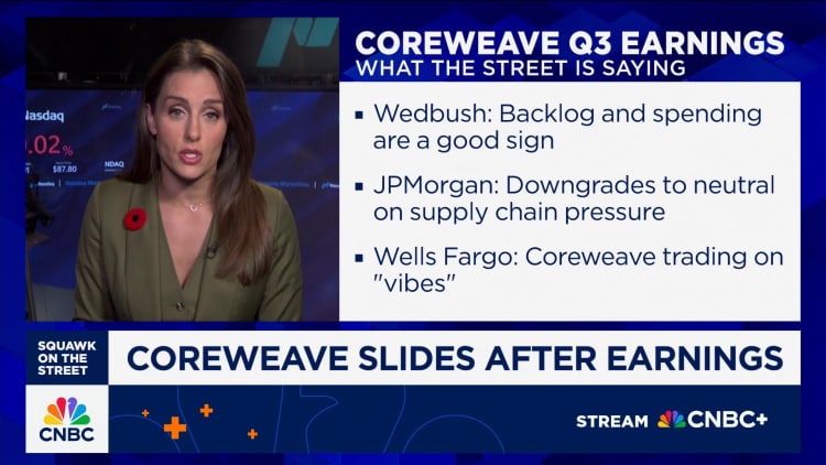 CoreWeave slides after earnings: Here's what to know