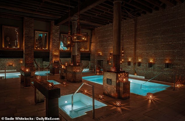 The subterranean Greek and Roman-inspired Aire Ancient Baths in TriBeCa, which some may recognize as a filming for the movie John Wick, offers vinotherapy as one of its most exclusive treatments